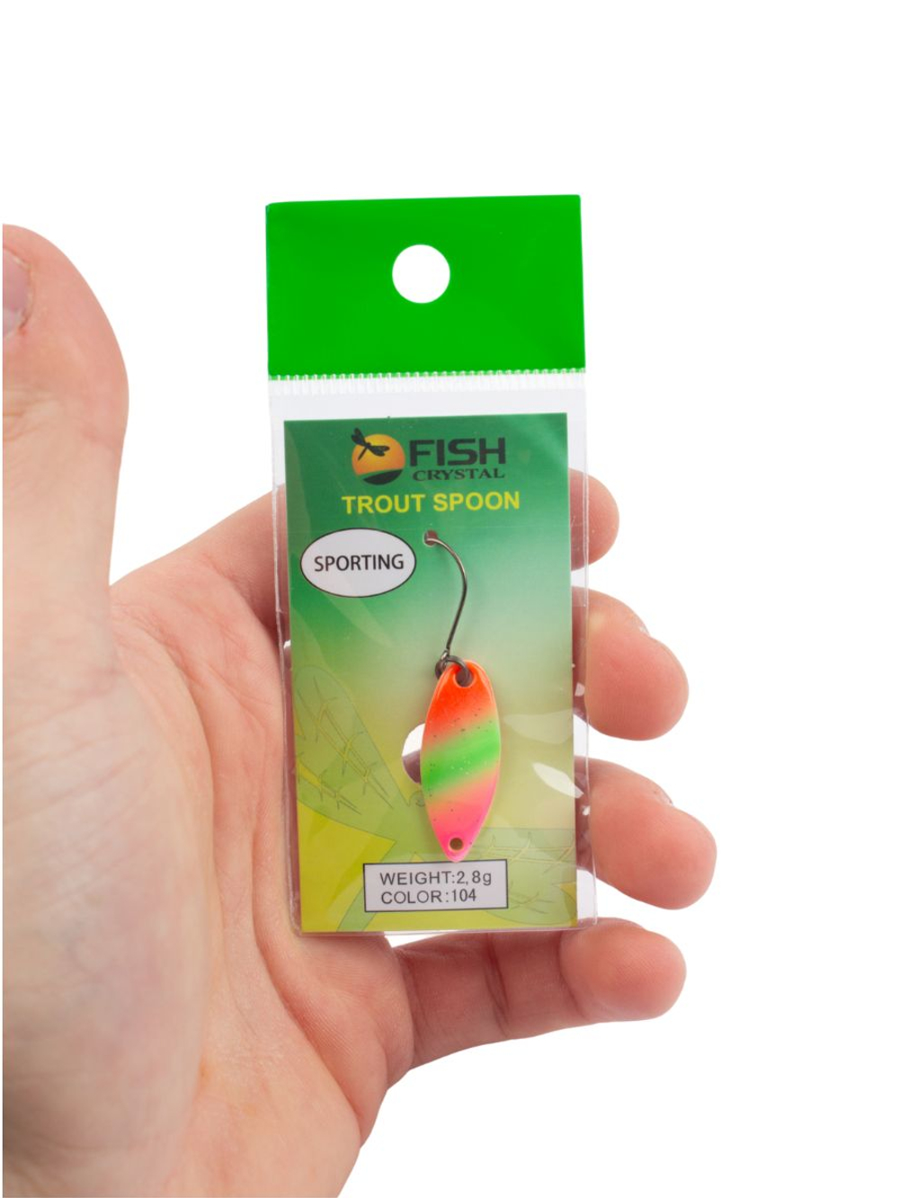 Блесна Fish Crystal SPORTING 30 мм 2.8 г на форель цвет 104