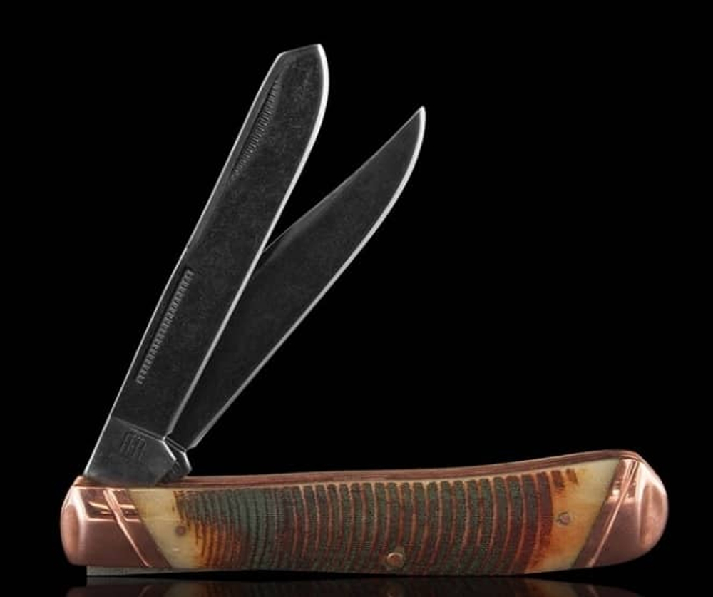 Нож складной Rough Ryder Backwoods Bushcraft Trapper, RR1840