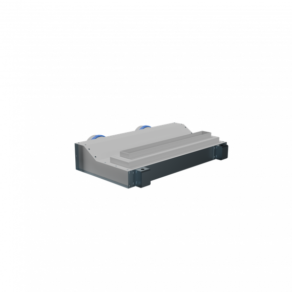 Flexag SHN-1-500-25-W щелевой диффузор с низкопрофильной КСД под гипсокартон, белый