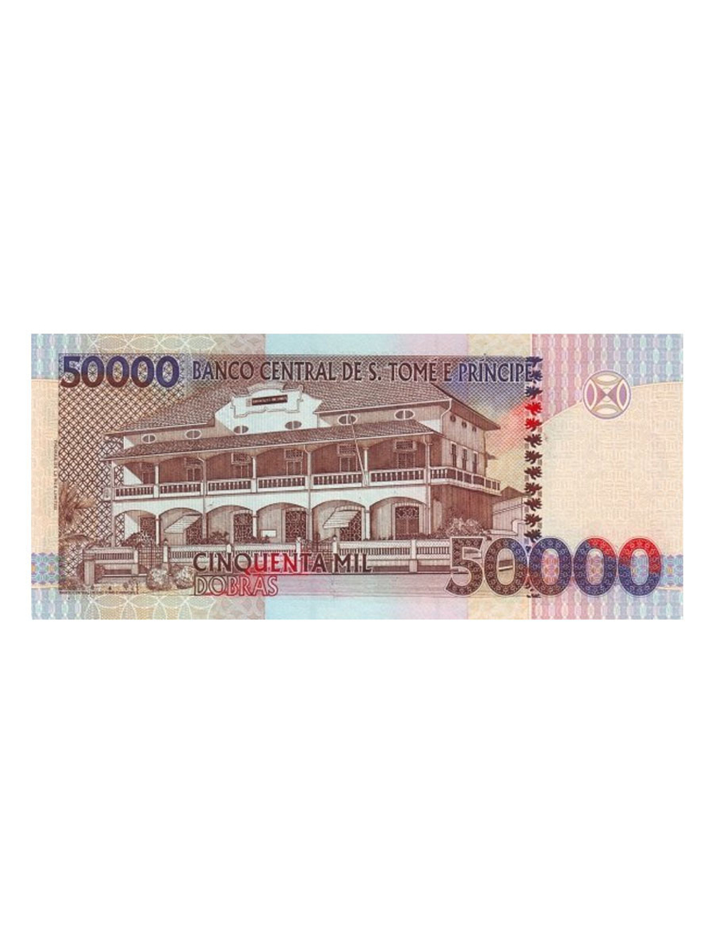 Банкнота 50000 добра 1996 год, Сан-Томе и Принсипи. UNC