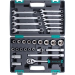 Набор инструментов, 1/2", CrV, 31 предм.// STELS 14102