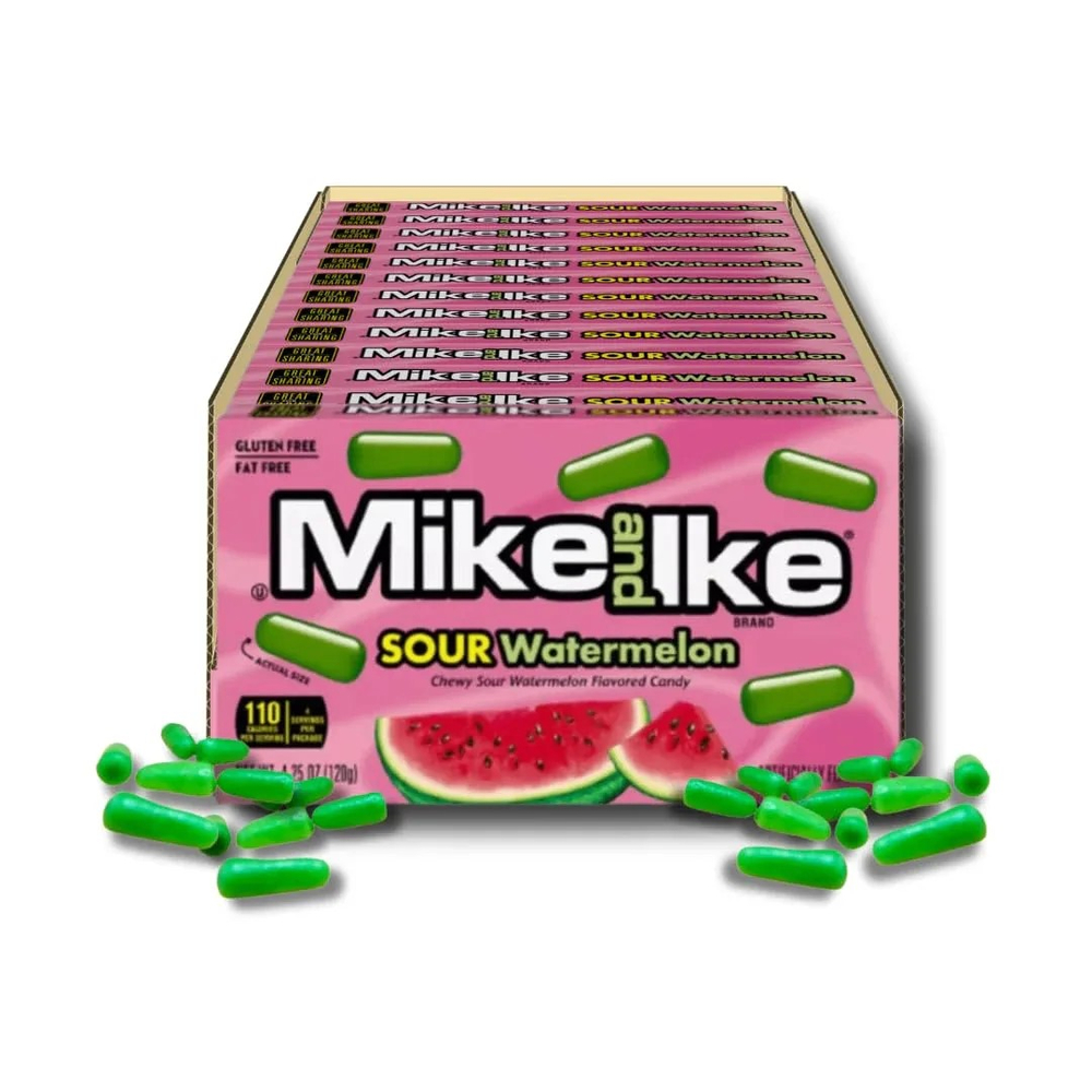 Конфеты Mike and Ike Sour Watermelon 120г (12)  США