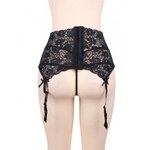 Пояс для чулок на высокой посадке Black Sexy Lace, 3XL
