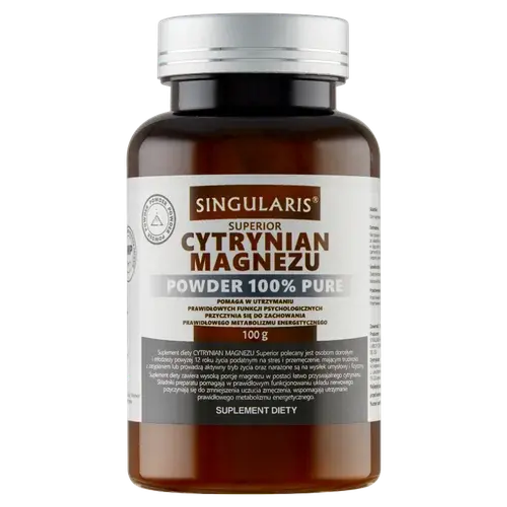 Singularis Superior Magnesium Citrate Powder 100% Pure - порошок, 100 г