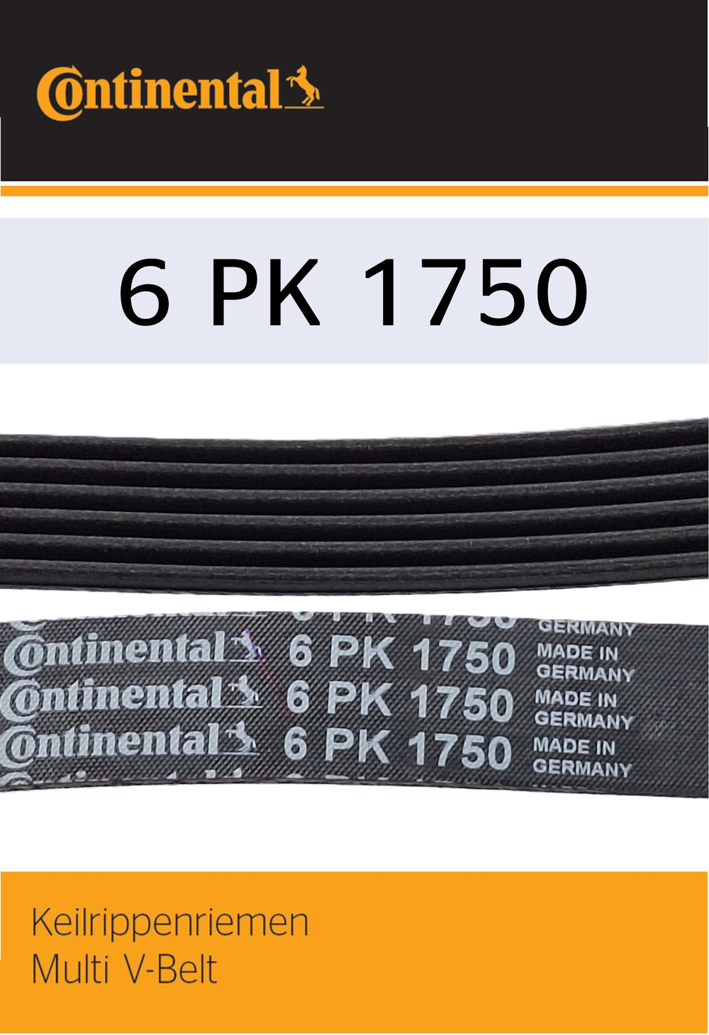 Ремень поликлиновый Continental 6PK1750