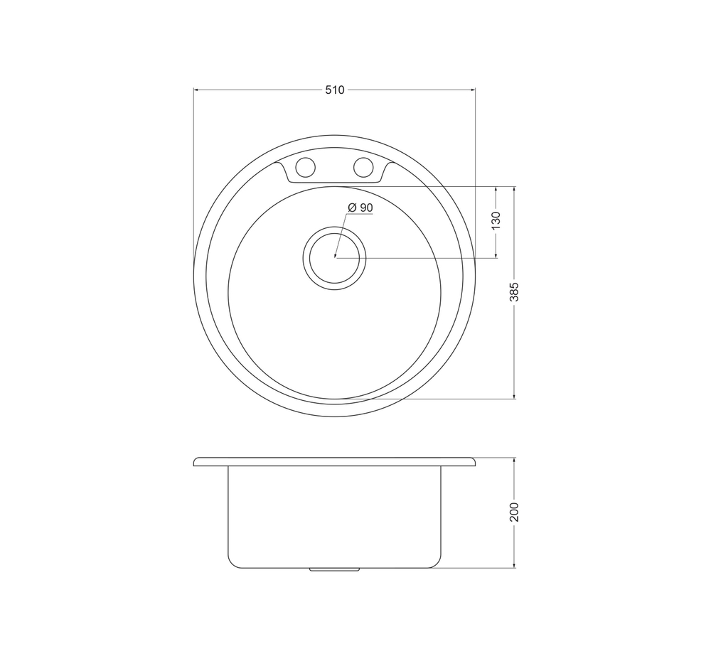 Мойка Oulin OL-R510