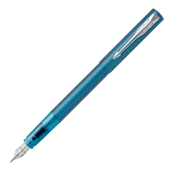 Parker Vector XL - F21 синий, перьевая ручка, F, подар.кор.