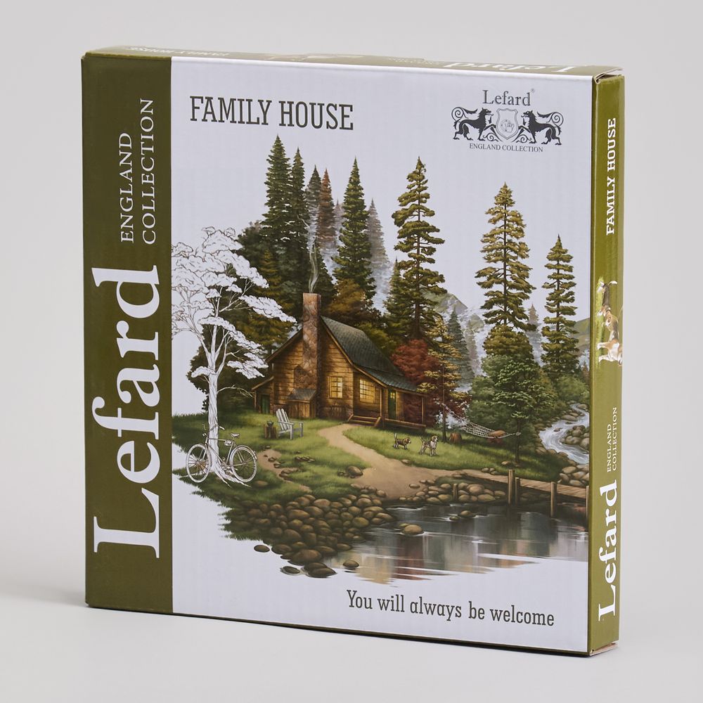ТАРЕЛКА ДЕСЕРТНАЯ LEFARD "FAMILY HOUSE" 17 СМ (КОР=36ШТ.)