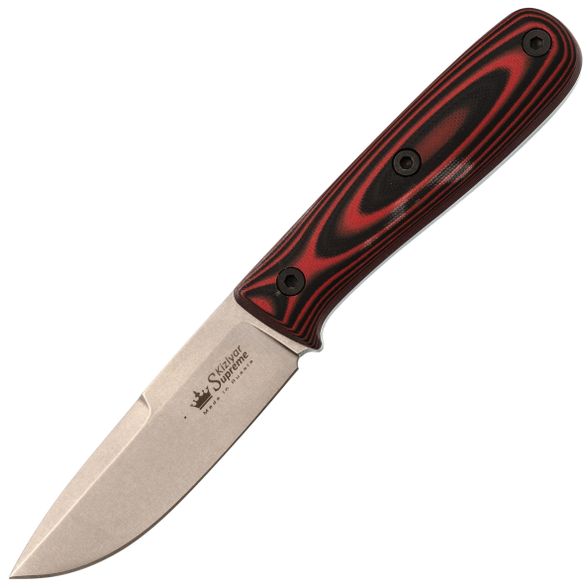 Цена наТуристический нож Kizlyar Supreme Colada SW, сталь СPM-S35VN, рукоять G10, красный