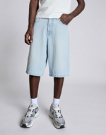 Мужские джинсовые бермуды baggy fit, арт. 1022/180 - BERSHKA