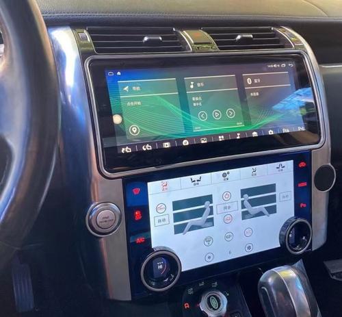 Магнитола для + LCD-панель климата для Land Rover Discovery 4 2009-2016 (взамен 5" экрана или монохрома) - Kuberg NH-R1210L монитор 12.3" на Android 10, Быстрая, SIM-слот