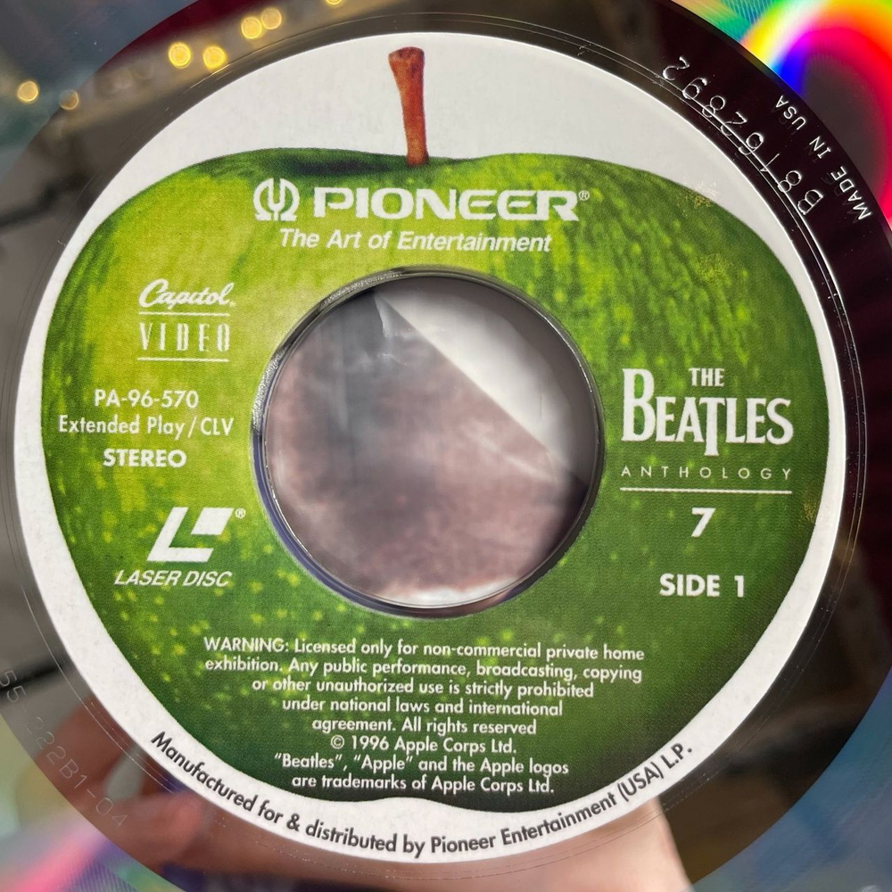 Лазер Диск LaserDisc (LD) The Beatles Anthology Box Set (USA 1996)