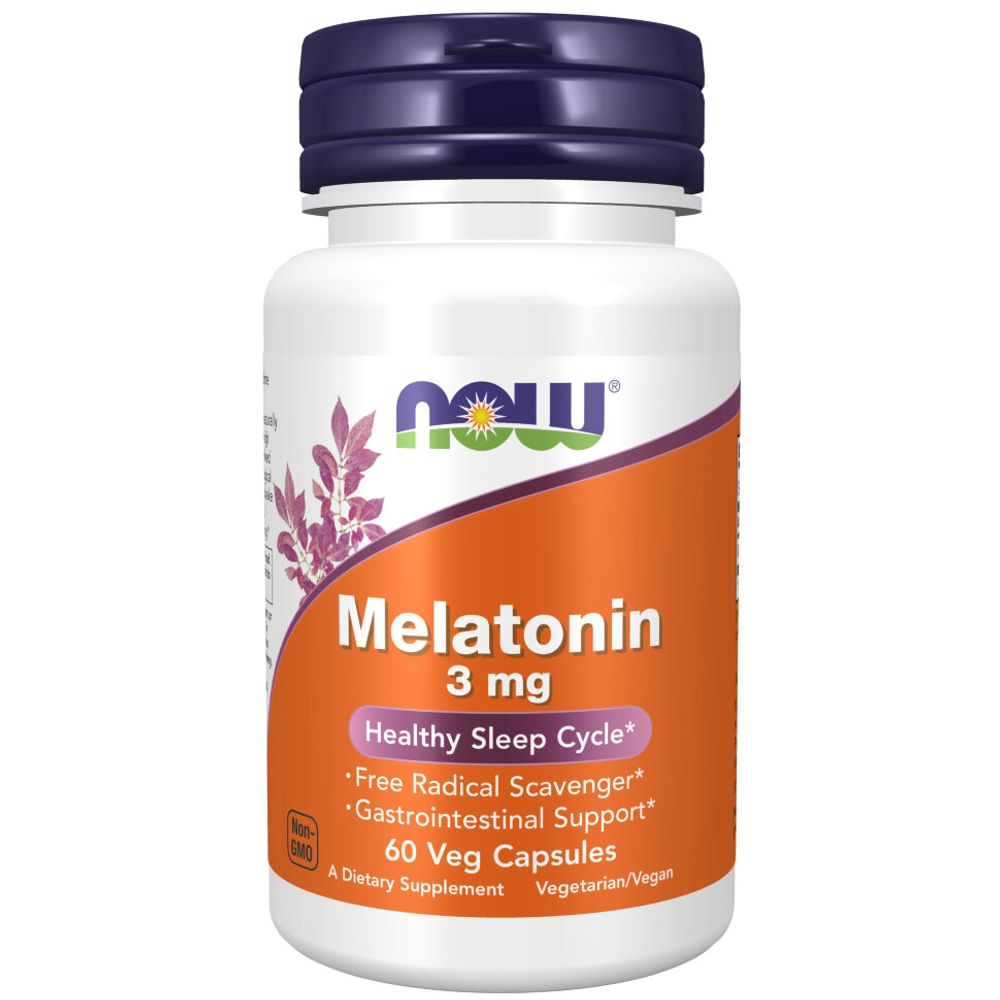 NOW - Melatonin / 3 mg / 60 vcaps
