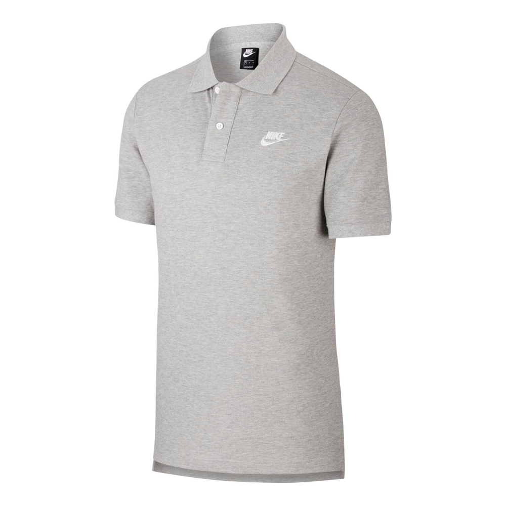 Мужское теннисное поло Nike Sportswear Polo Men - Lightgrey, White