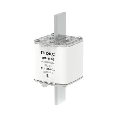 Предохранитель YON ножевого типа FG3 630А 400V характеристика aR