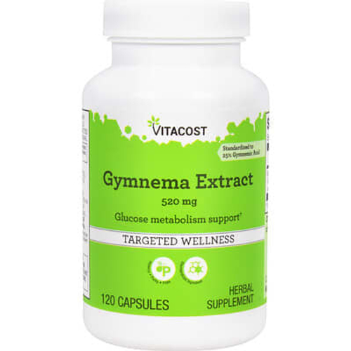 Vitacost, Gymnema Extract, 520 mg, 120 Capsules