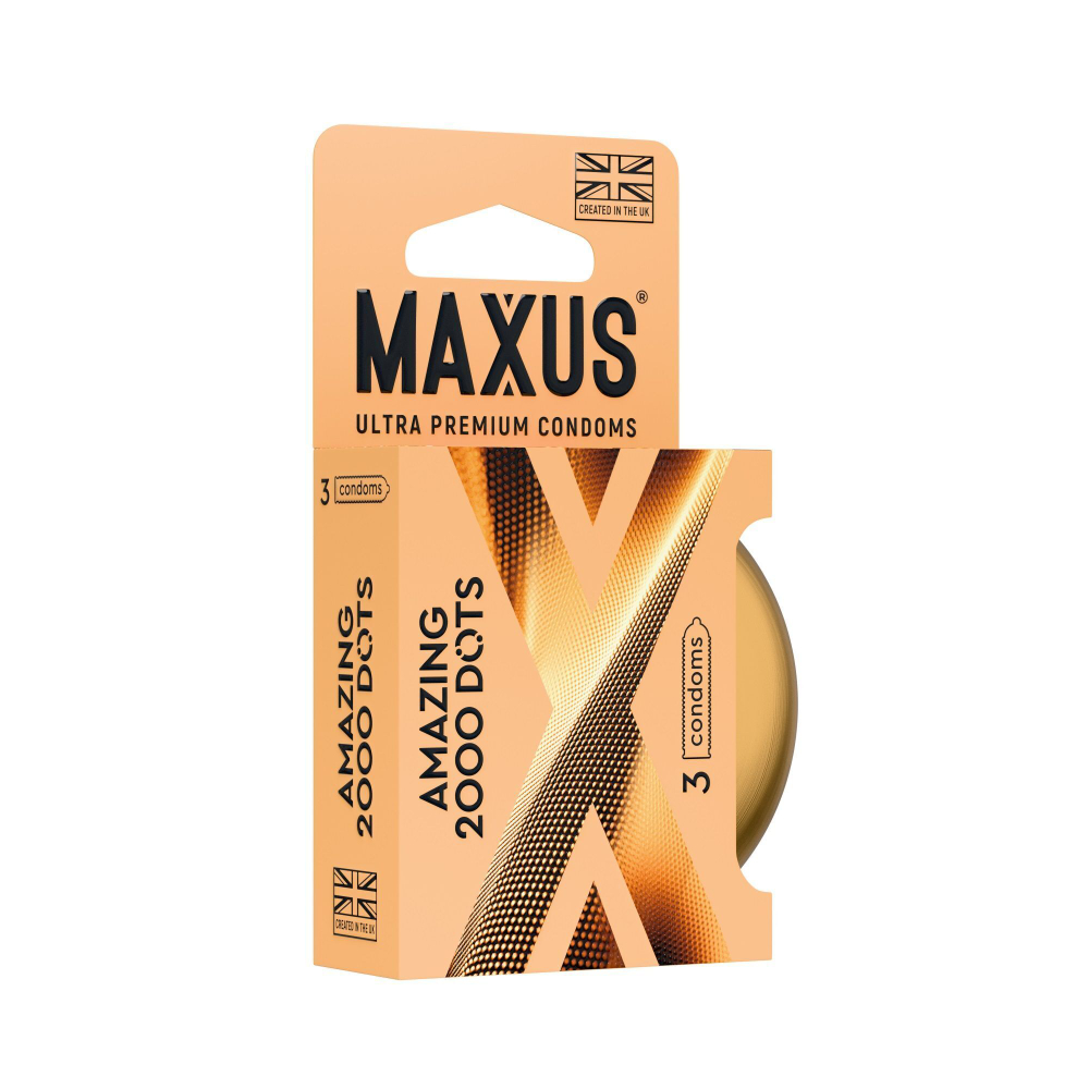 Презервативы MAXUS Amazing точечные №3 7331mx