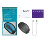 Бирюзовый вибромассажер 7,5см для пар We-Vibe Sync Go SNSY5SG8