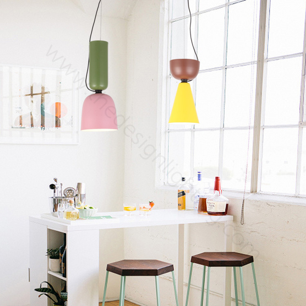 Pendant design lamp Hem Alphabeta by Luca Nichetto (C)