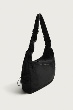 ZARA НЕЙЛОНОВАЯ СУМКА, ЧЕРНЫЙ