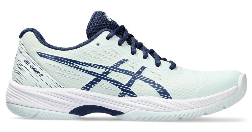 Женские Кроссовки теннисные Asics Gel-Game 9 - pale mint/blue expanse