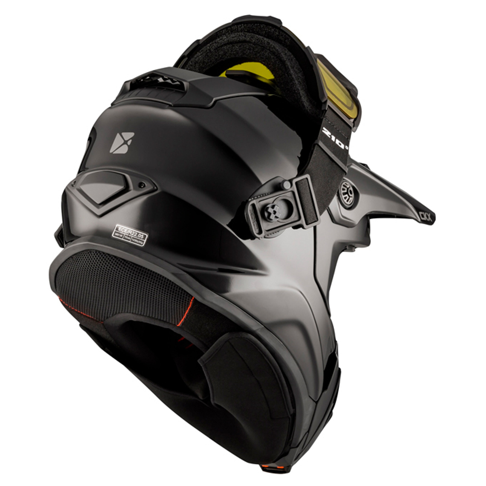 Шлем CKX СНЕГОХОДНЫЙ БЭККАНТРИ TITAN SOLID С ОЧКАМИ 210 TACTICAL