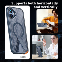 Прозрачный чехол Mesh Pro Magnetic Case для iPhone 16