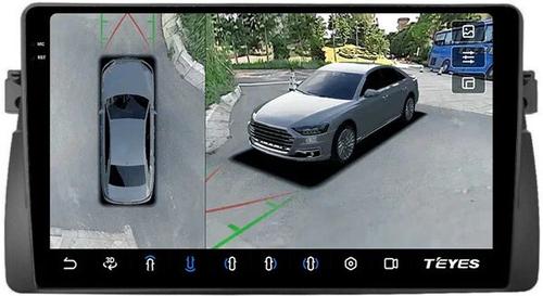 Магнитола для BMW 3-серия E46 1998-2006 - Teyes CC3-2K-360 на Android 10, Быстрая, 2K QLED, CarPlay, 4G SIM-слот, 4 камеры в комплекте