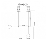 Светильник на штанге Moderli Lingdal V5092-2P