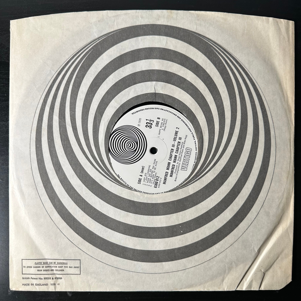 Manfred Mann Chapter Three ‎– Volume Two (Англия 1970г.)