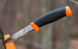 Нож Morakniv Companion F Serrated, нержавеющая сталь, оранжевый
