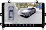 Магнитола для Toyota Highlander 4 XU70 2019-2024+ (штатный экран 8") - FarCar BX9-360-7294 монитор 9.5" 2K QLED на Android 13, Быстрая, CarPlay, 4G SIM-слот, 4 камеры в комплекте