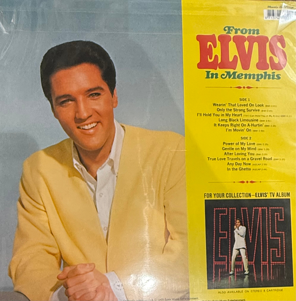 Виниловая пластинка Elvis Presley ‎– From Elvis In Memphis LP
