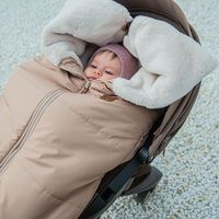 Конверт-одеяло на меху "Молоко" 0+