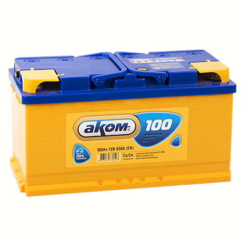 Купить Аккумулятор 6CT-100 А.ч., о.п., R+, АКОМ