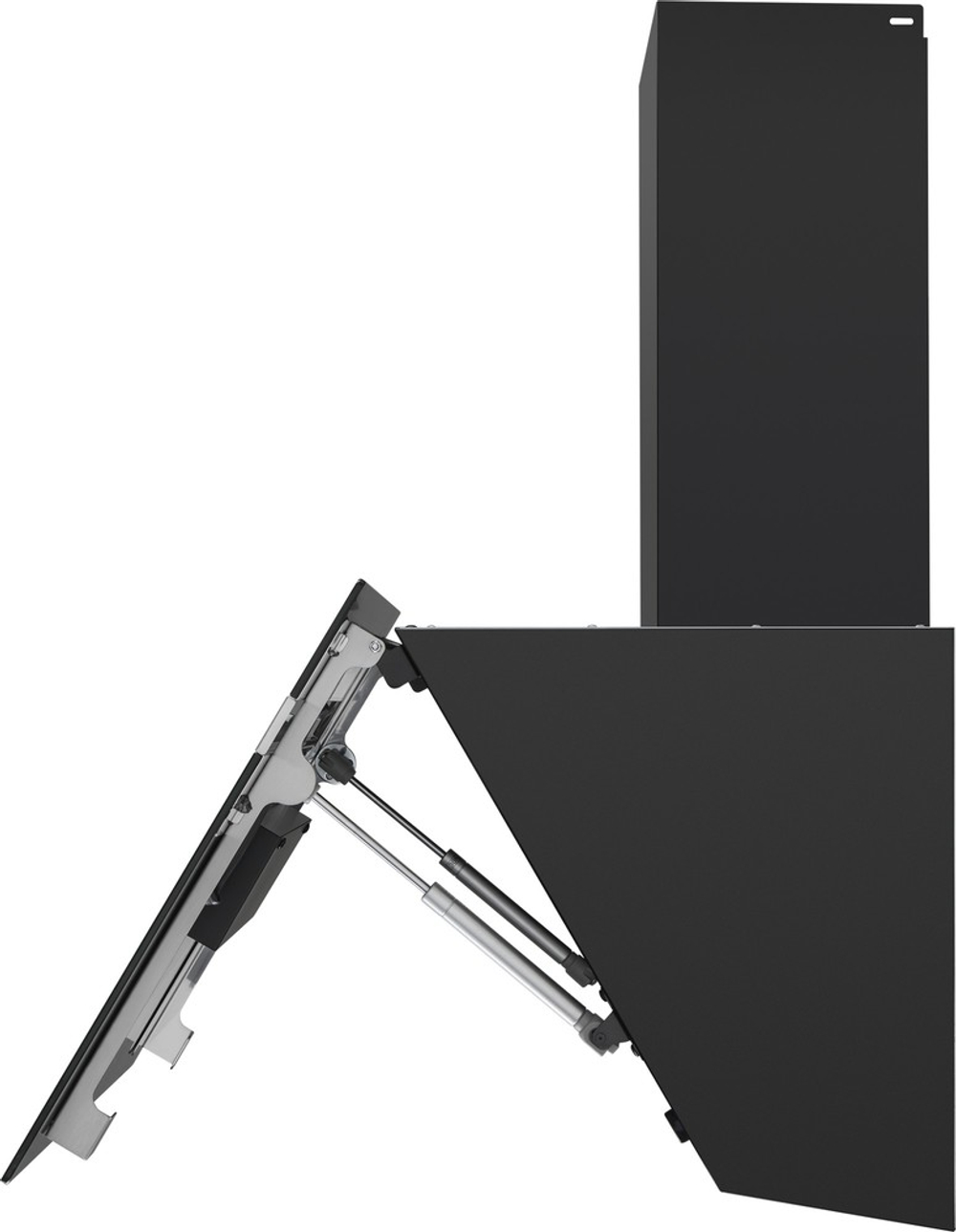 Каминная вытяжка Maunfeld MEDWAY 60 Glass Black/Stripe Inox