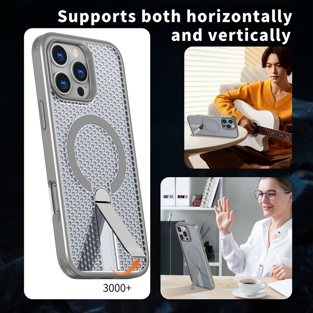 Прозрачный чехол Mesh Pro Magnetic Case для iPhone 16 Pro