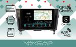Магнитола для Nissan X-Trail T32, Qashqai J11 2014-2022 (маленькая рамка) - Vaycar VA51-0665-2K на Android 13, Быстрая, 2K QLED, CarPlay, 4G SIM-слот
