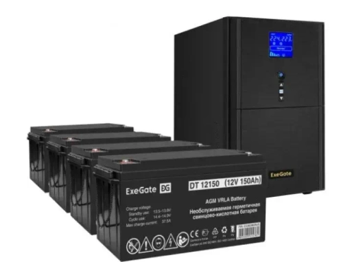 Комплект Exegate SZ-3000.LCD.AVR.3SH.1C13.RJ.USB