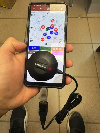 Внешний GPS ГЛОНАСС GALILEO приемник USB Ublox 8 GNSS-100L