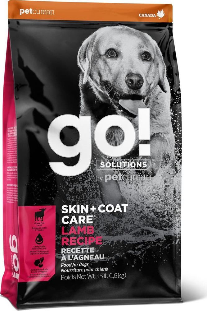 GO! NATURAL Holistic SKIN + COAT 5,45кг корм для щенков и собак со свежим Ягненка