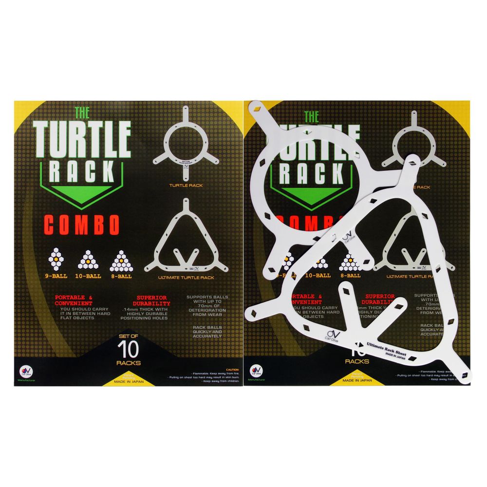 Набор держателей для установки шаров Turtle Rack Combo ø57,2мм 10 шт.