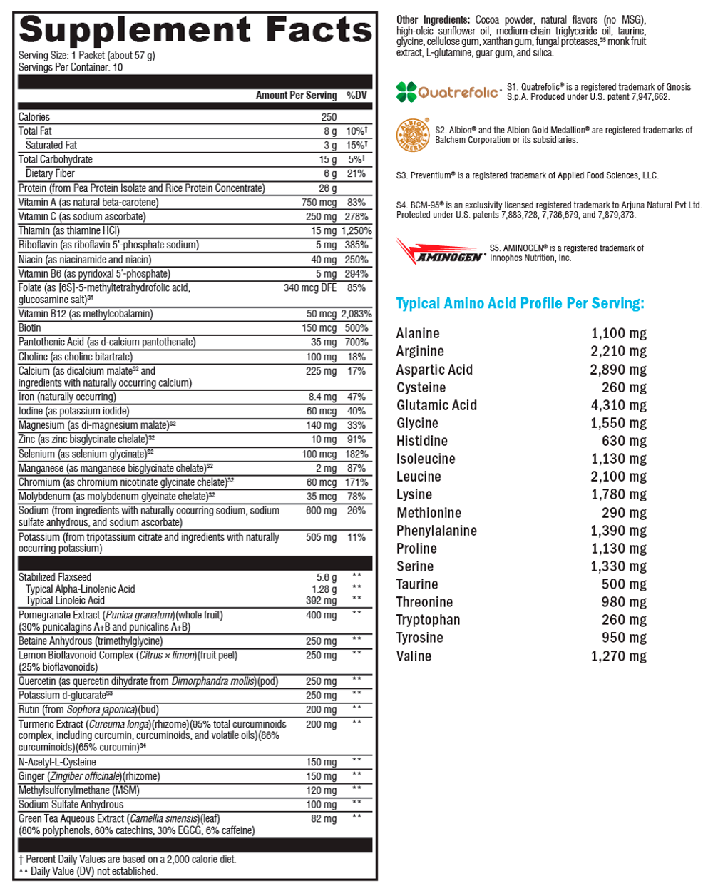 OptiCleanse® GHI Creamy Chocolate Sugar- & Stevia-Free 10 Servings