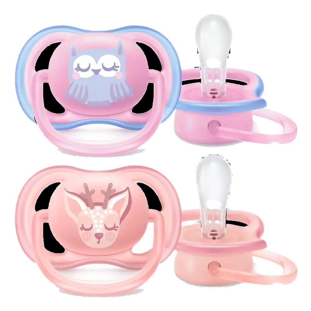 Пустышка Avent Philips Ultra Air Олень и Сова 2шт 0-6мес