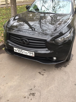 Реснички передние v.2.0 Infiniti QX70 FX37 FX50 FX30d