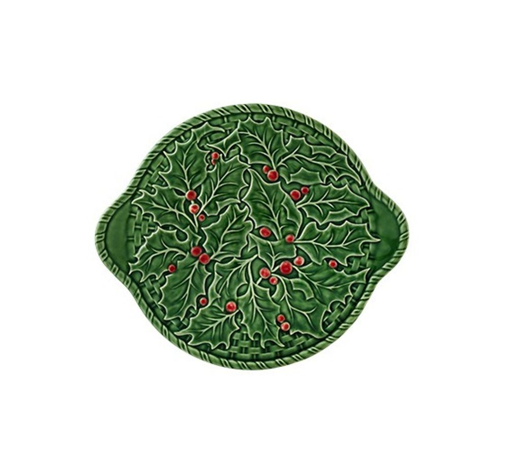 Блюдо остролист Bordallo Pinheiro Holly (27.5 см)