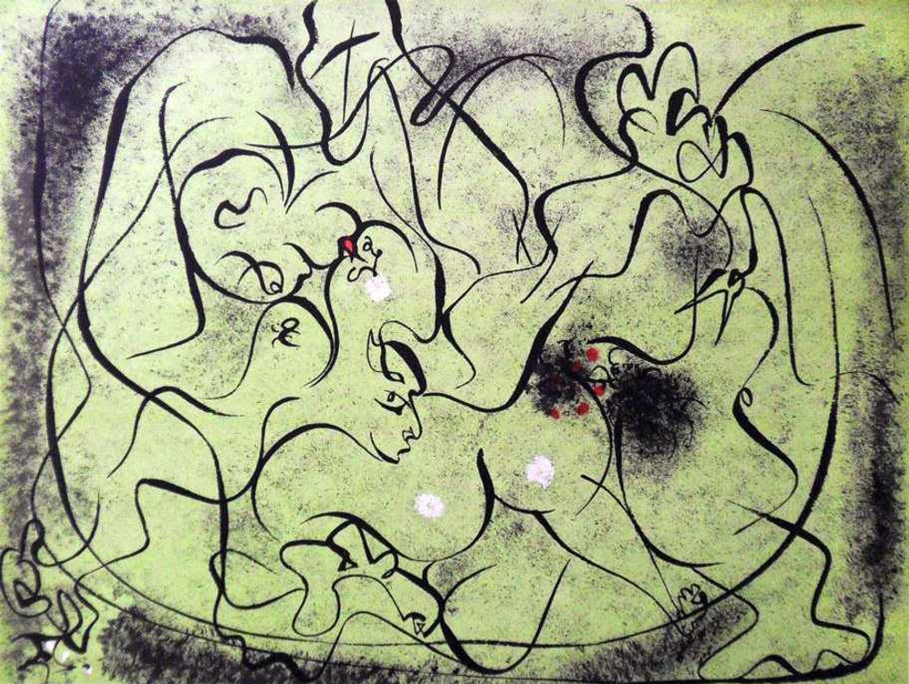 Andre Masson (1896-1987) - эротическое искусство французского художника