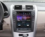 Магнитола для Toyota Corolla E150 2007-2013 - Kuberg ZF-1063-Q6 вертикальный монитор 10.4" в стиле "Тесла" на Android 11, Snapdragon, Carplay, 4G SIM-слот