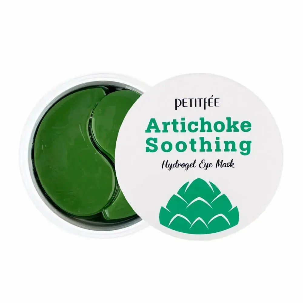 Патчи гидрогелевые противоотёчные с артишоком Petitfee, 60шт