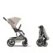 Детская коляска Cybex Balios S Lux TPE 2 в 1 Almond Beige